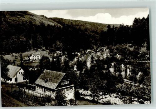 Raumünzach Rückseite mit Abschürfungen und Kleberesten Hotel Wasserfall