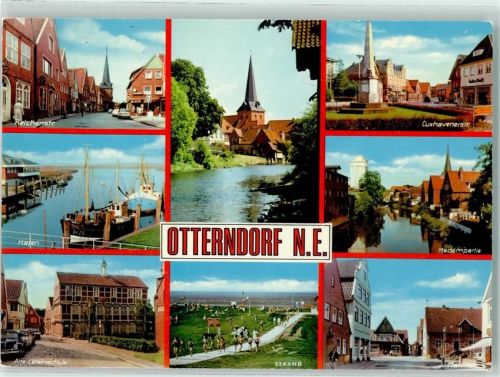 Otterndorf Reichenstraße Hafen Alte Lateinschule Strand Cuxhavenerstraße Medempartie Marktstraße
