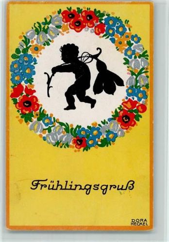 sign Dora Heckel - Frühlingsgruß