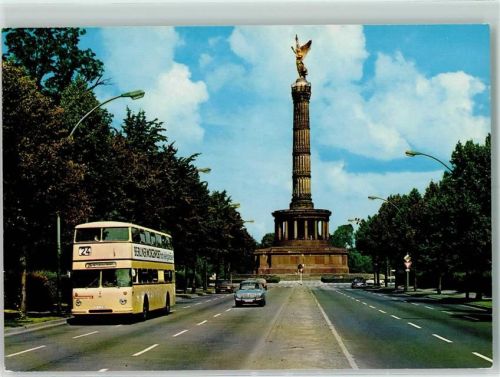 Tiergarten Siegessäule Doppeldeckerbus