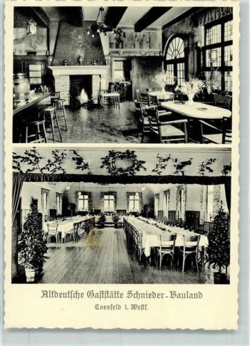 Coesfeld Altdeutsche Gaststätte Schnieder-Bauland