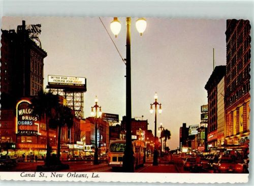 New Orleans Canal Street at night