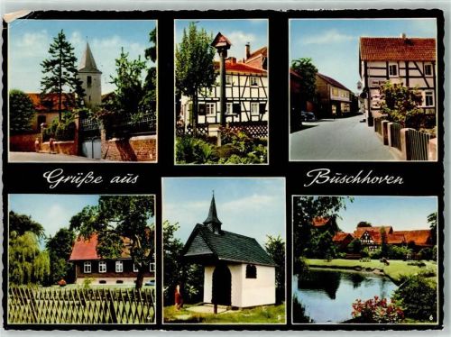 Buschhoven Wallfahrtskirche Wasserpumpe Hauptstraße Forsthaus Kapelle Dorfweiher