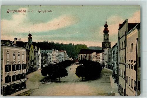 Burghausen 1912 Hauptplatz