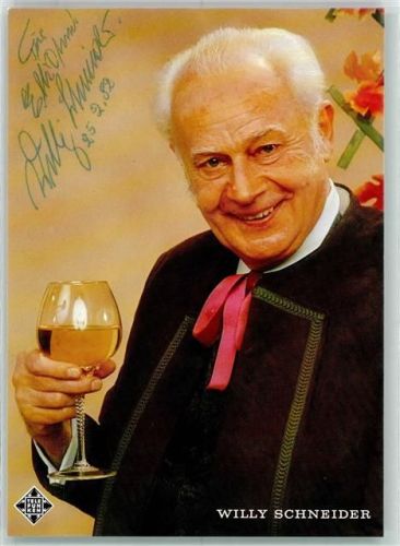 Willy Schneider Originalautogramm