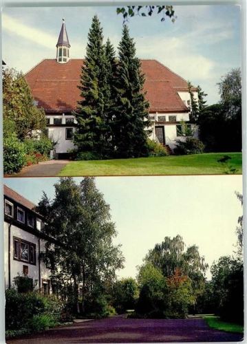 Esthal Klosterkirche St. Maria Rückseite mit Abschürfungen bzw Kleberesten