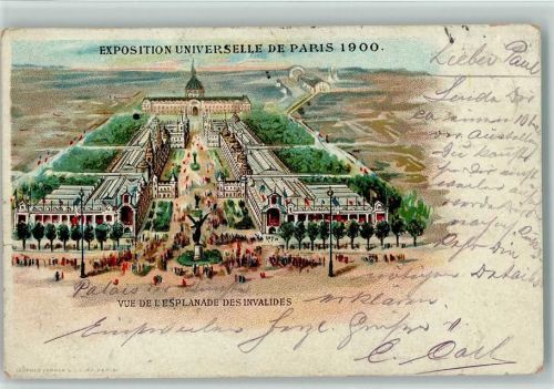 1900 Exposition 1900 Litho AK