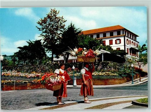 Funchal Hotel New Avenue e vendedeiras de flores Blumenverkäufer