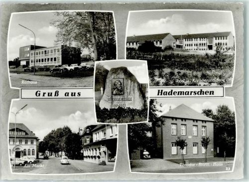 Hanerau-Hademarschen Rathaus Real- und Kreisberufsschule Am Markt Theodor-Storm-Haus