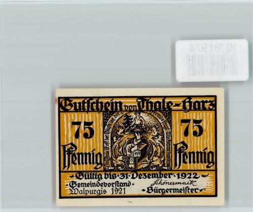 Thale Notgeld
