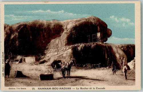 Hammam Bou Hadjar Nr. 19 Le Rocher et la Cascade , Fahrrad AK