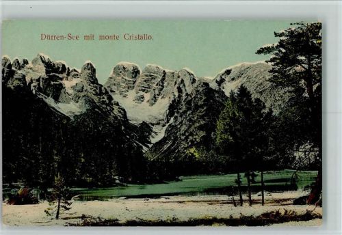 Cortina d'Ampezzo Dürren-See Monte Cristallo