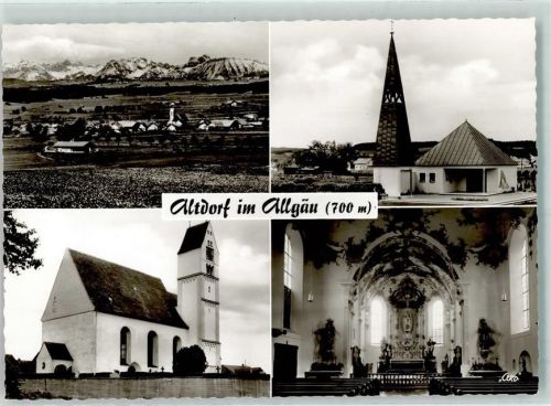 Biessenhofen Rückseite mit Abschürfungen und Kleberesten Altdorf