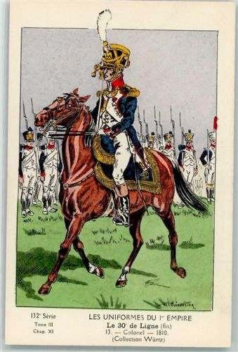 sign. H. Boisselier Uniform du Empire keine AK