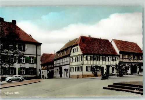 Hofheim Rückseite mit Abschürfungen und Kleberesten