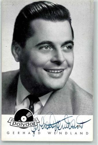 Gerhard Wendland Originalautogramm