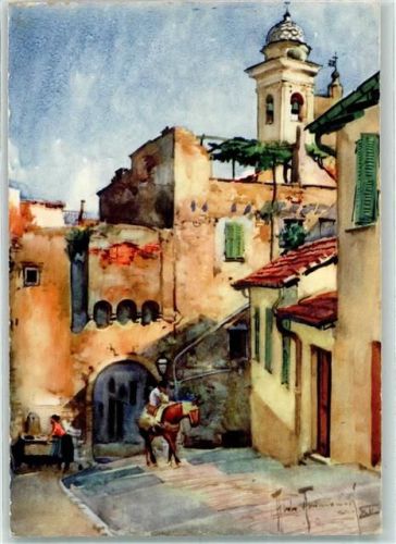 San Remo 1946 Antica Porta S. Guiseppa AK