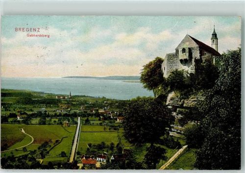 Bregenz 1909 Gebhardsberg AK
