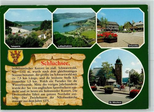 Schluchsee Talsperre Kirche St. Nikolaus Ortsmitte
