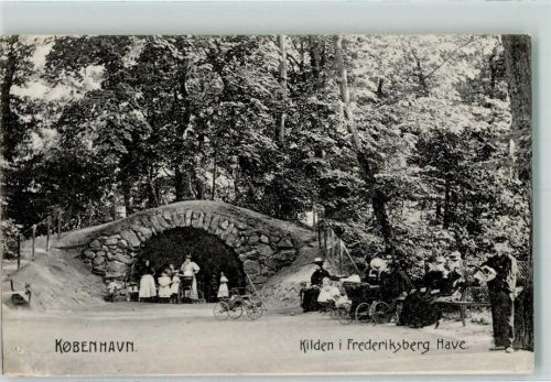 Kopenhagen 1909 Kilden i Frederiksberg Have