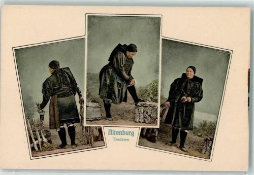 Altenburg 1900 Altenburger Trachten AK