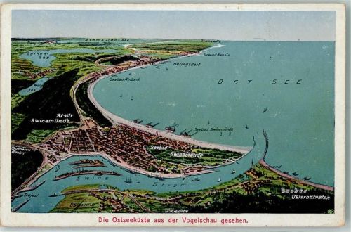Swinemünde 1932 Vogerlschau der Ostseeküsten