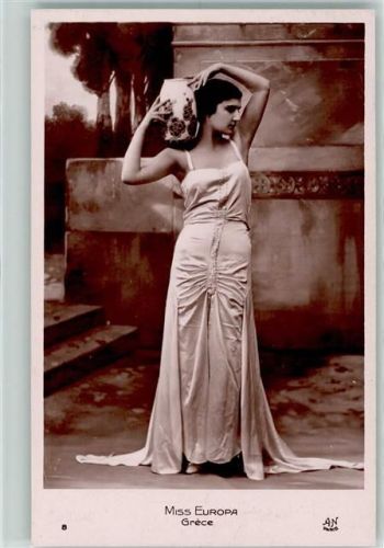 Miss Europa Grece Nr. 8 AK