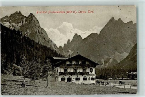 Sesto in Pusteria 1917 Posthotel Fischleinboden Verlag Amonn B 9919 AK