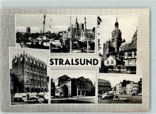 Stralsund Am Frankenwald Alter Markt Rathaus Hafen