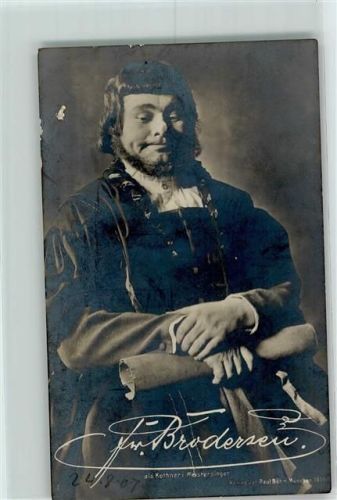 Brodersen in Meistersinger Opernsänger AK