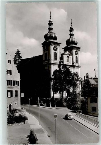 Donaueschingen Blick auf die Stadtkirche