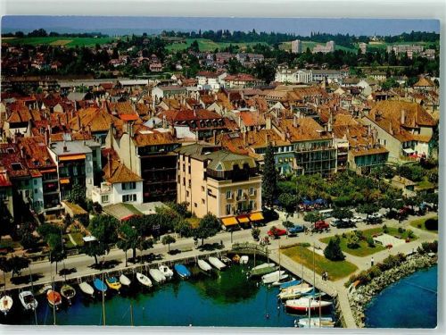 Morges 1997 Hotel du Mont Blanc Lac Leman Oldtimer