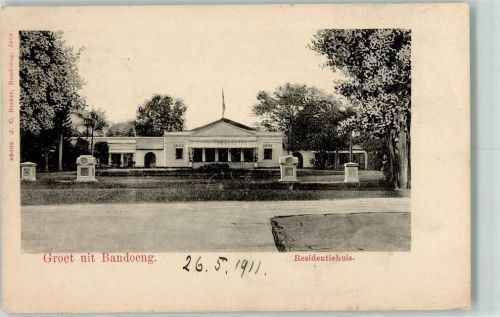 Bandung 1911 Niederländische Kolonie Residentiehus