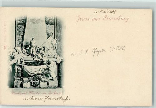 Strasbourg Denkmal Moritz von Sachsen