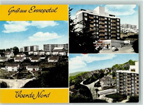 Ennepetal Voerde Rückseite mit Abschürfungen bzw Kleberesten