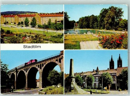 Stadtilm Oberilm Schwimmbad Viadukt Markt