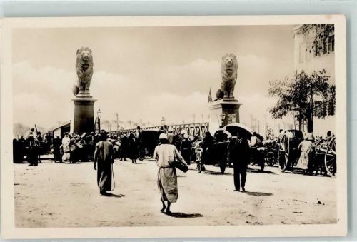 Kairo 1939 The Kasr-el-Nil Bridge AK