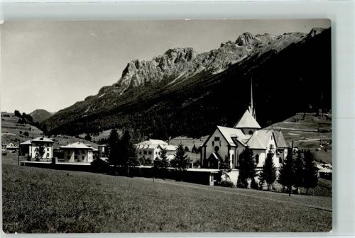 Moena 1960 Val di Dassa, Partie bei der Kirche AK