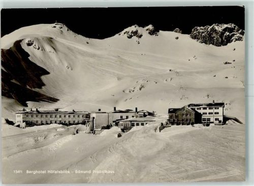 Oberstdorf Hotel Höfatsblick Edmund Probst Haus Nebelhorngruppe Winter