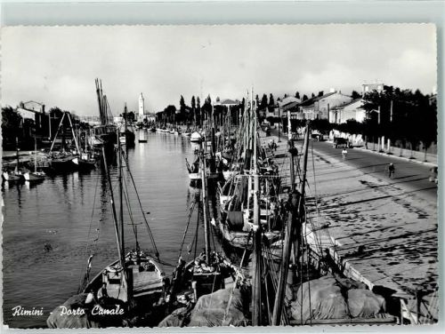Rimini 1959 Port Canal