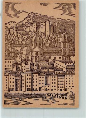 Salzburg Hochland Kunstdruckkarte