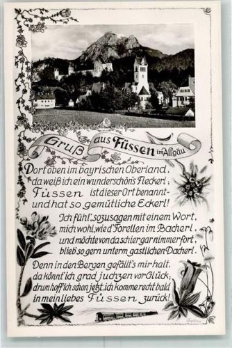 Füssen Gruß aus Füssen