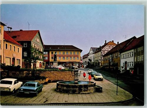 Tann Marktplatz Marktbrunnen