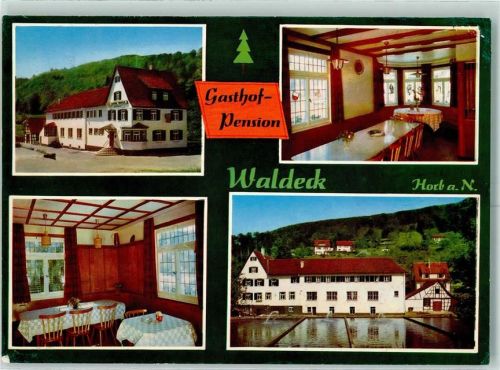 Horb Gasthaus Waldeck Innenansicht Forellenbecken