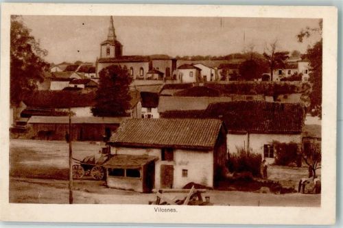 Vilosnes-Haraumont 1917 Feldpost WK I Kirche