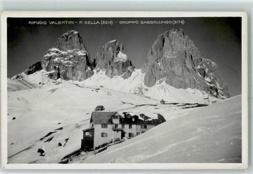 Sellajoch 1934 Hüttenstempel
