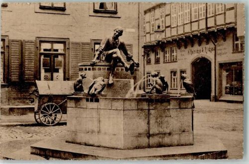 Braunschweig Till Eulenspiegel Brunnen AK