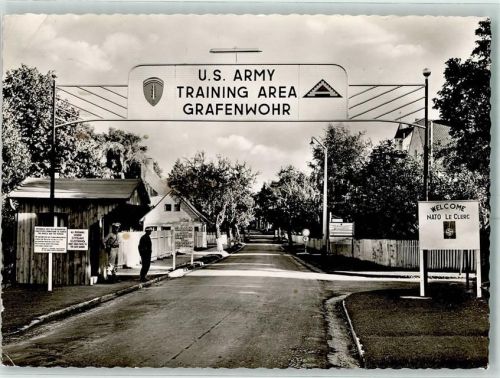 Grafenwöhr Eingang US Army Training Area Gate I