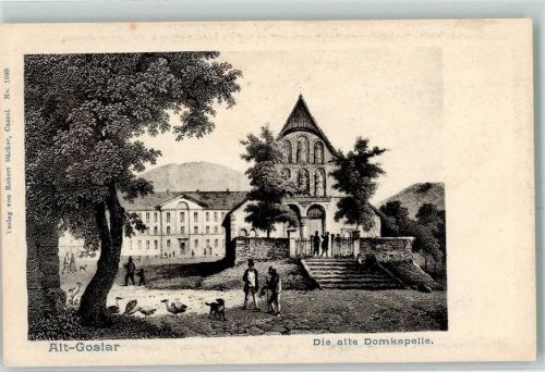 Goslar Alte Domkapelle Hund Gänse