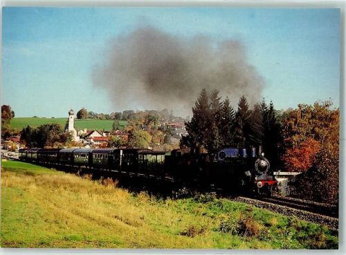 83703 W8184 Gmund a. Tegernsee - Sonderzug Bay. Localbahn Vereins Dampflokomotiven Tag 7 u. 378.32 Mizzi